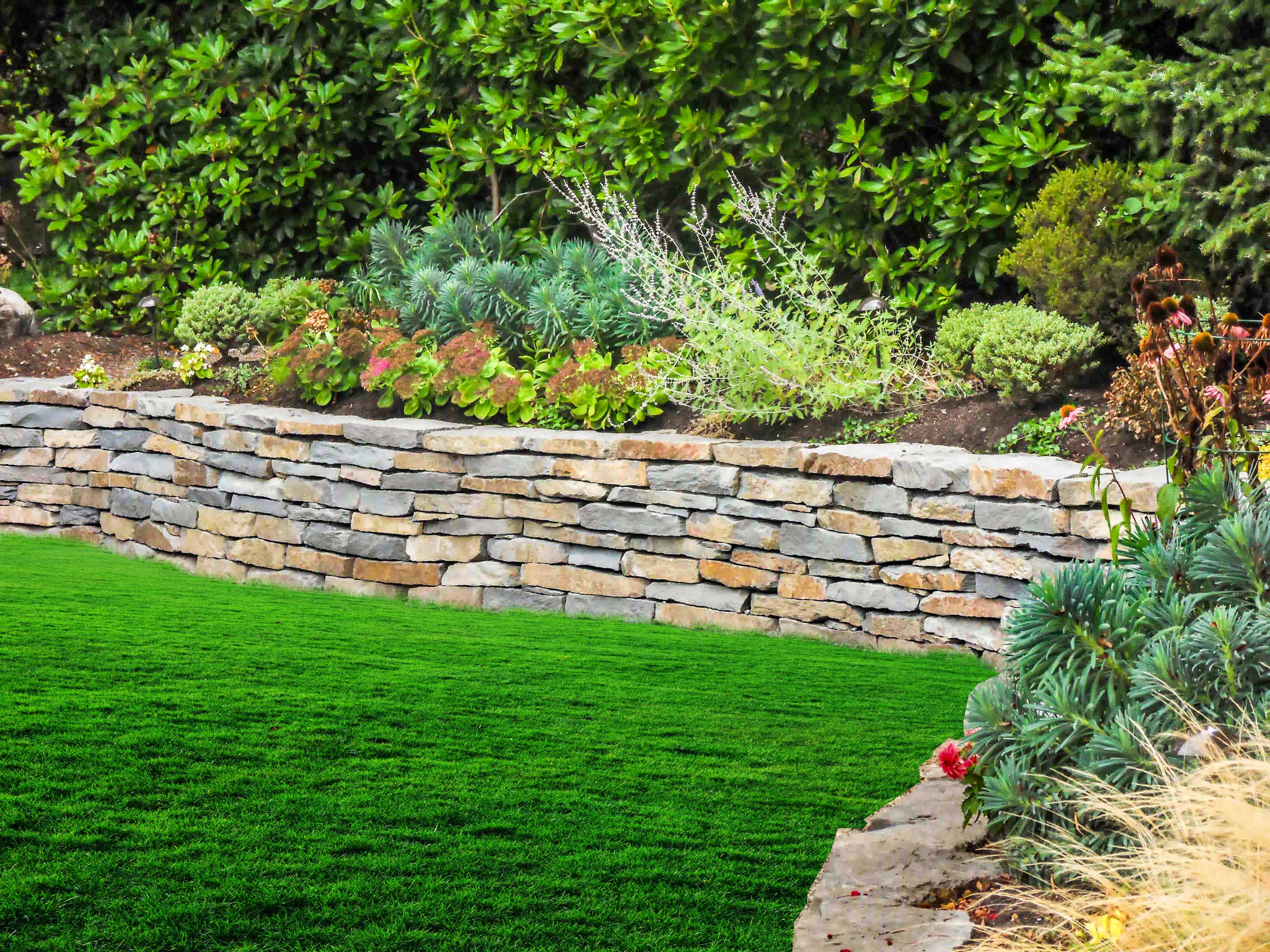 Stack Stone Walls in West Vancouver