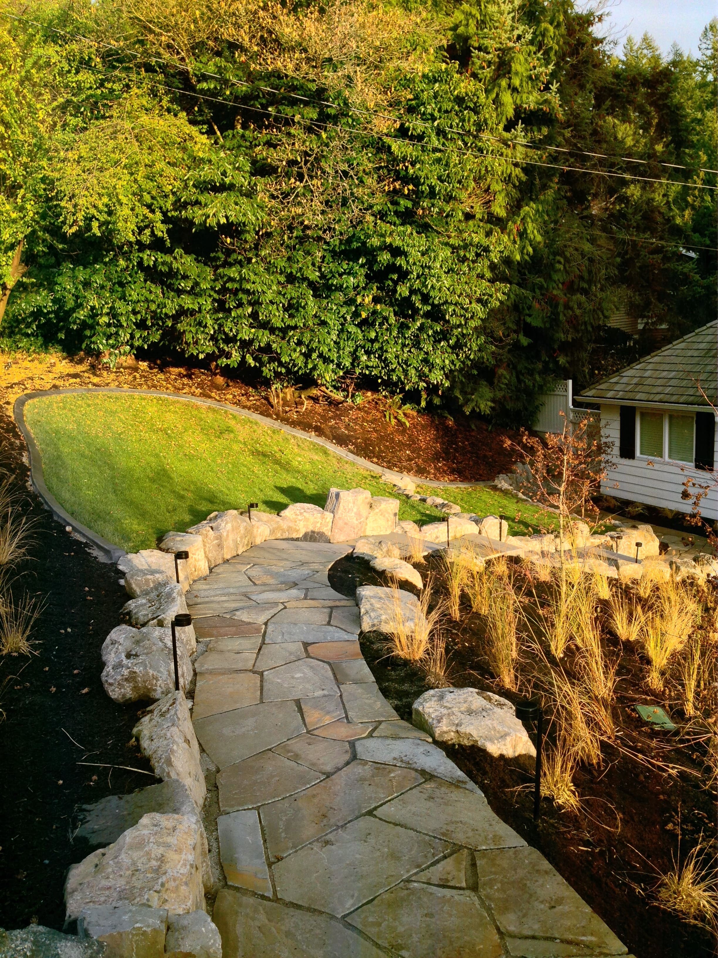 West Vancouver Flagstone Path